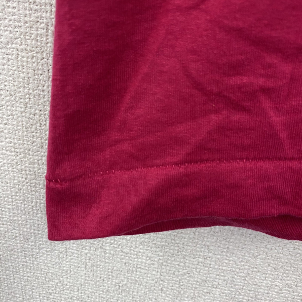 SCREEN STARS　スクリーンスターズ　半袖プリントTシャツ　シングルステッチ　ヴィンテージ　カシスレッド　XLサイズ カットソー メンズ コットン 古着