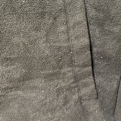 古着 used　STARTER スターター　長袖ハイネックフリースジャケット　フルジップアウター　ロゴプリント　黒　Mサイズ