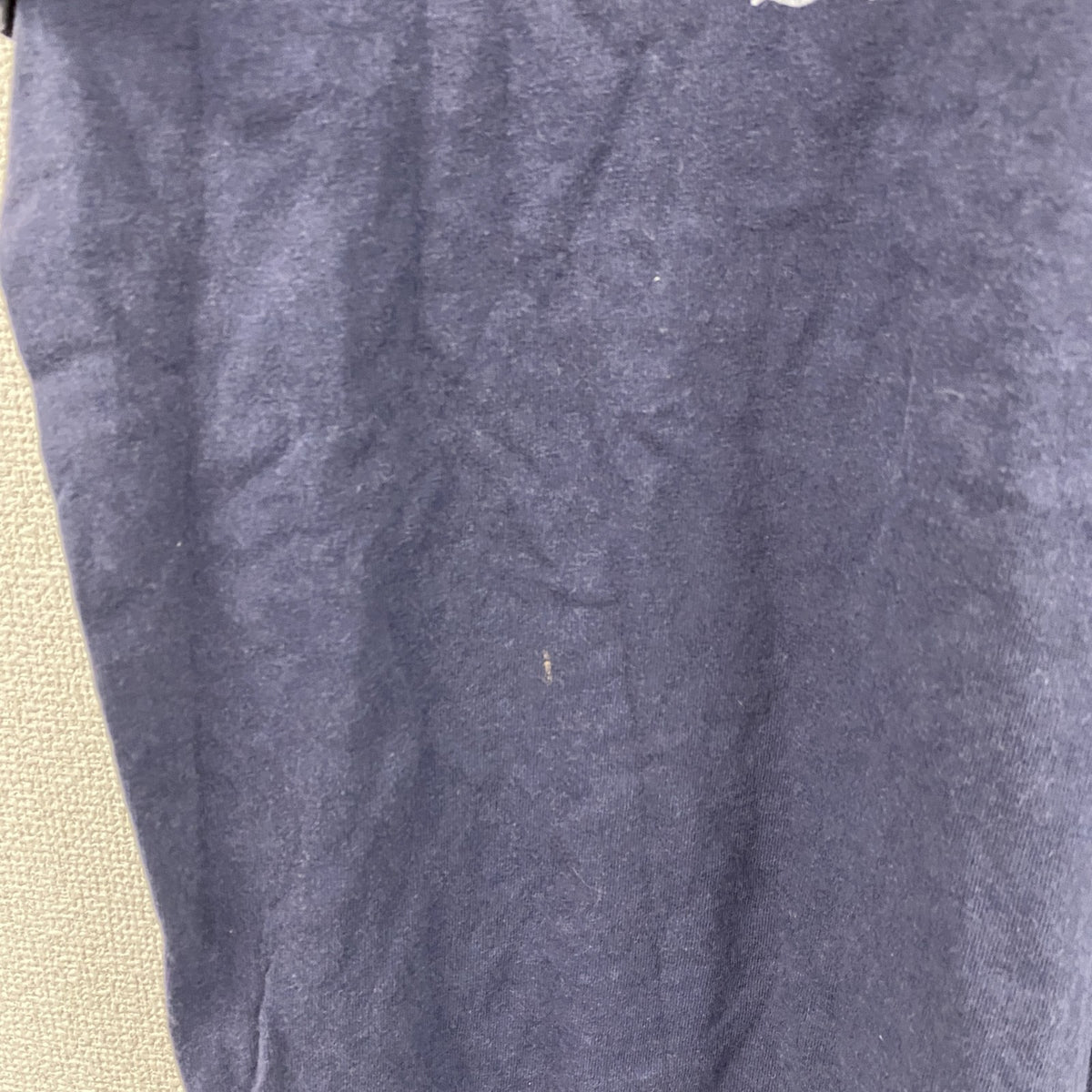 anvil　アンビル　半袖プリントイラストTシャツ　3連プリント　紺　ネイビー　Mサイズ　古着
