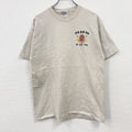 Hanes　ヘインズ　半袖プリントTシャツ　ミリタリー　ベージュ　Lサイズ　古着