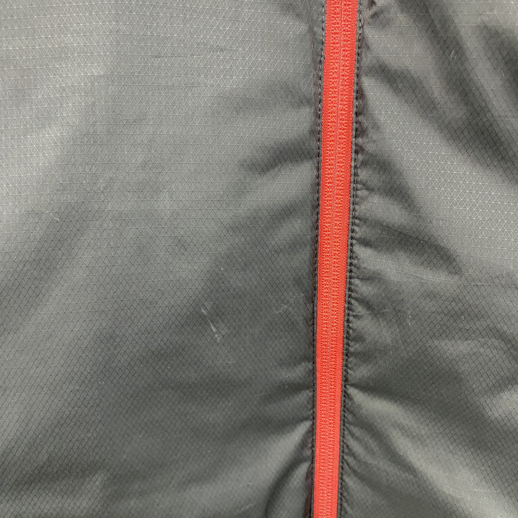 NIKE　ナイキ　フルジップジャケット　スウッシュ　ダークグレー　黒　ブラック　XLサイズ　古着