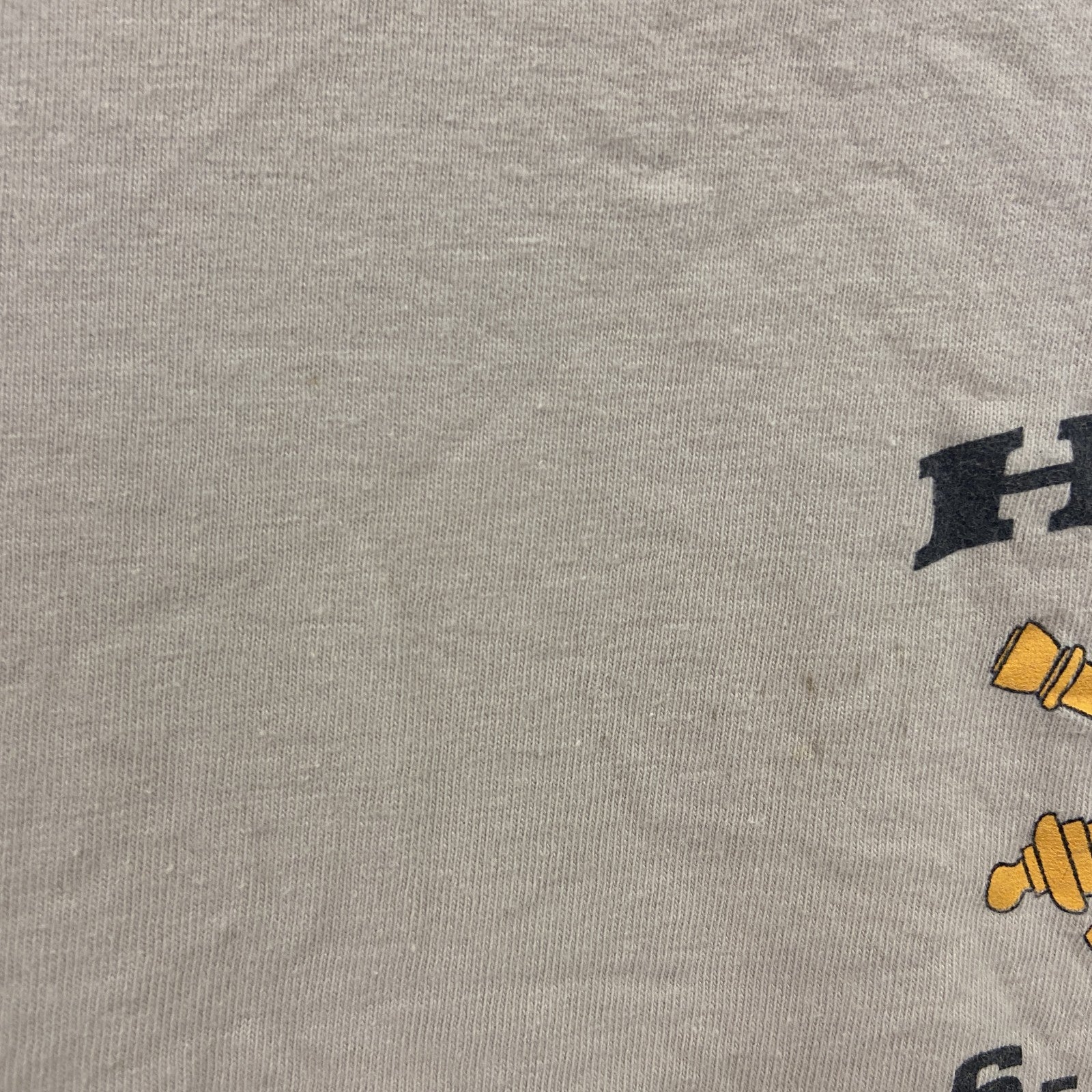 Hanes　ヘインズ　半袖プリントTシャツ　ミリタリー　ベージュ　Lサイズ　古着