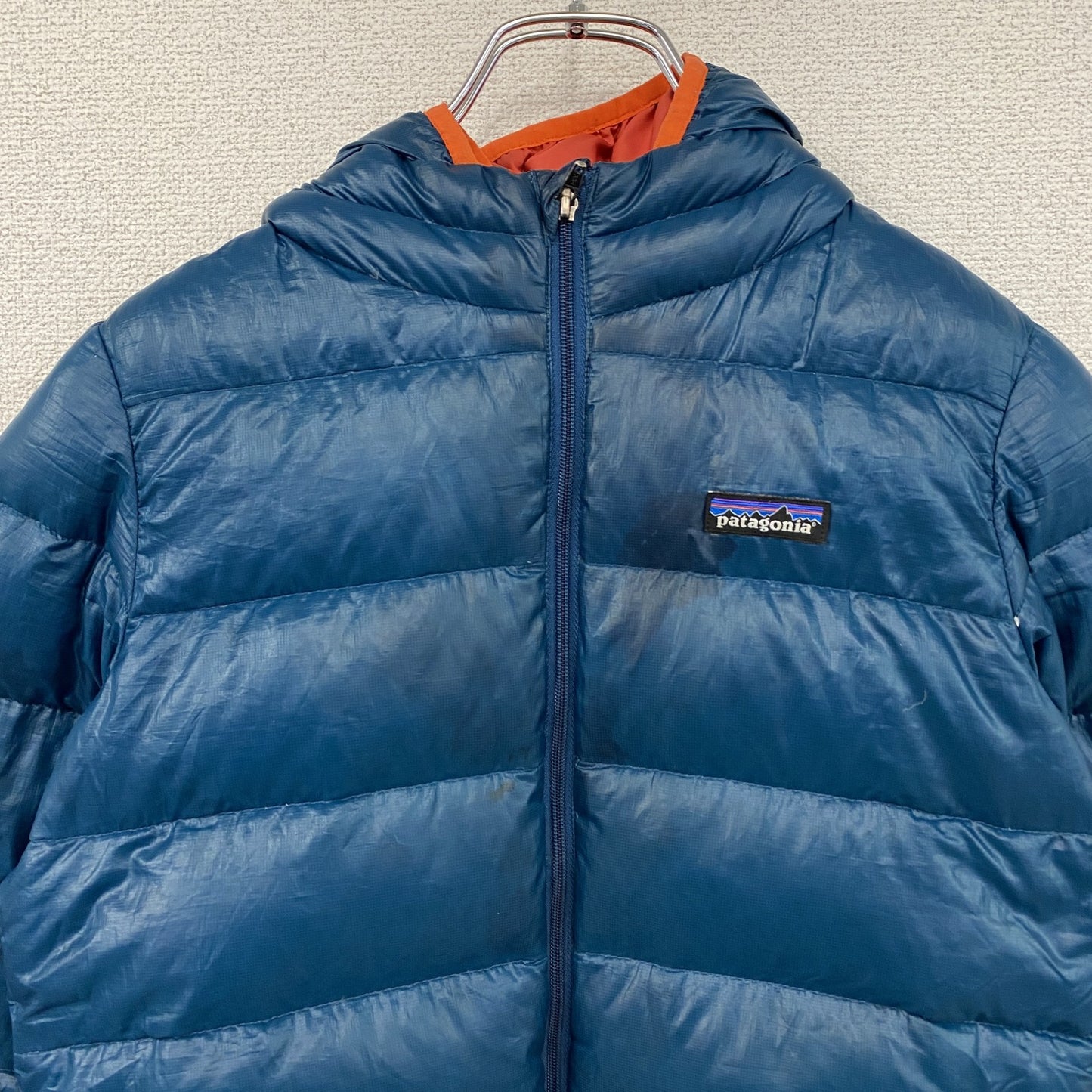 patagonia　パタゴニア　ハイロフトダウンセーターフーディ　ダウンジャケット　青　ブルー　Sサイズ