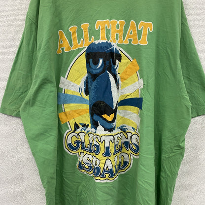 Disney　ディズニー　半袖プリントTシャツ　キャラクターT　緑　グリーン　3XLサイズ