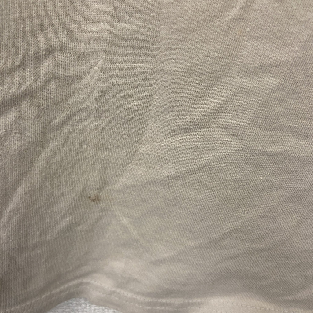 Hanes　ヘインズ　半袖プリントTシャツ　ミリタリー　ベージュ　Lサイズ　古着