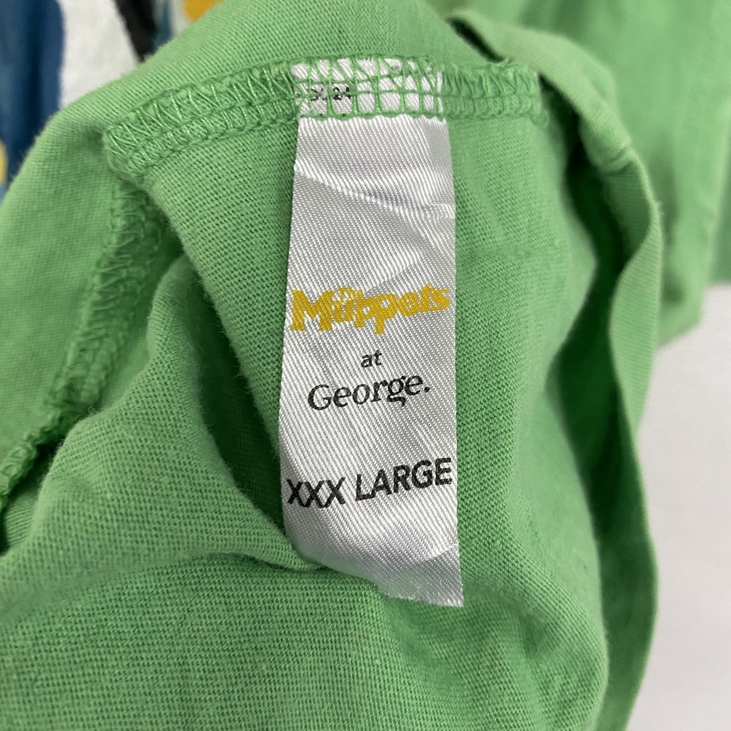 Disney　ディズニー　半袖プリントTシャツ　キャラクターT　緑　グリーン　3XLサイズ