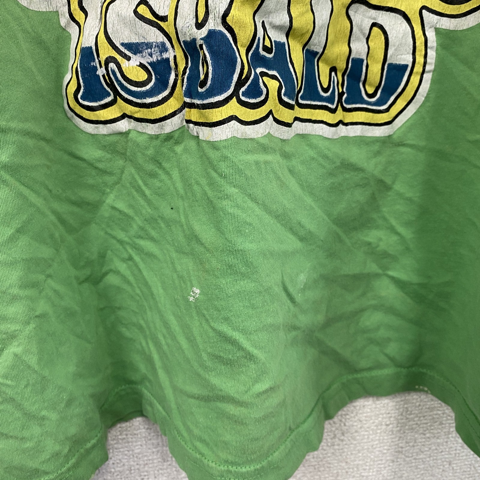 Disney　ディズニー　半袖プリントTシャツ　キャラクターT　緑　グリーン　3XLサイズ　古着