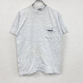 ～90s　Hanes　ヘインズ　半袖プリントTシャツ　シングルステッチ　ヴィンテージ　霜降りグレー　Mサイズ　古着