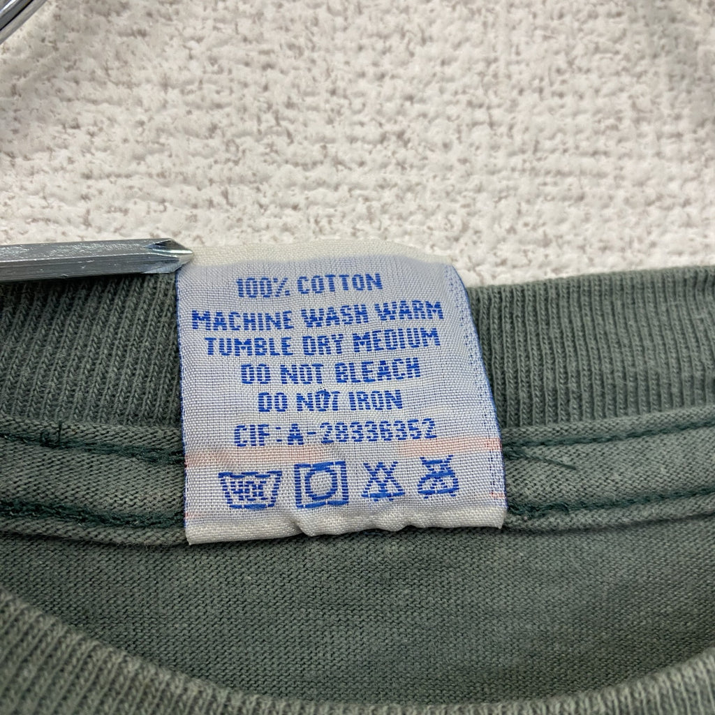BLUE COW　長袖Tシャツ/ロンT　カーキ　Mサイズ　古着