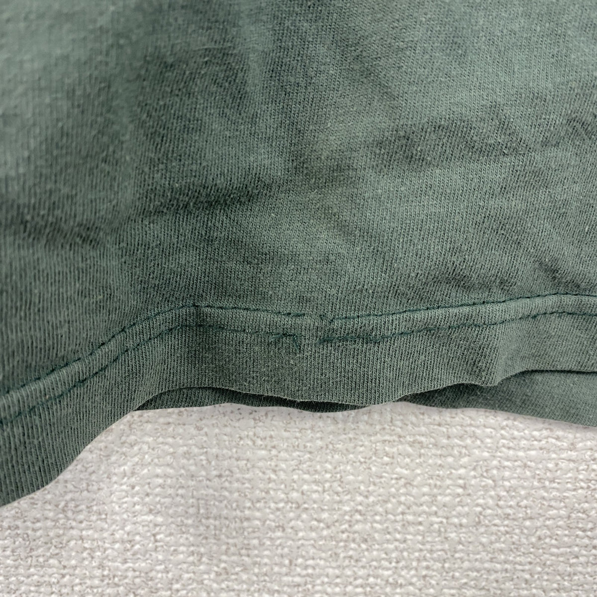 BLUE COW　長袖Tシャツ/ロンT　カーキ　Mサイズ カットソー メンズ コットン 古着