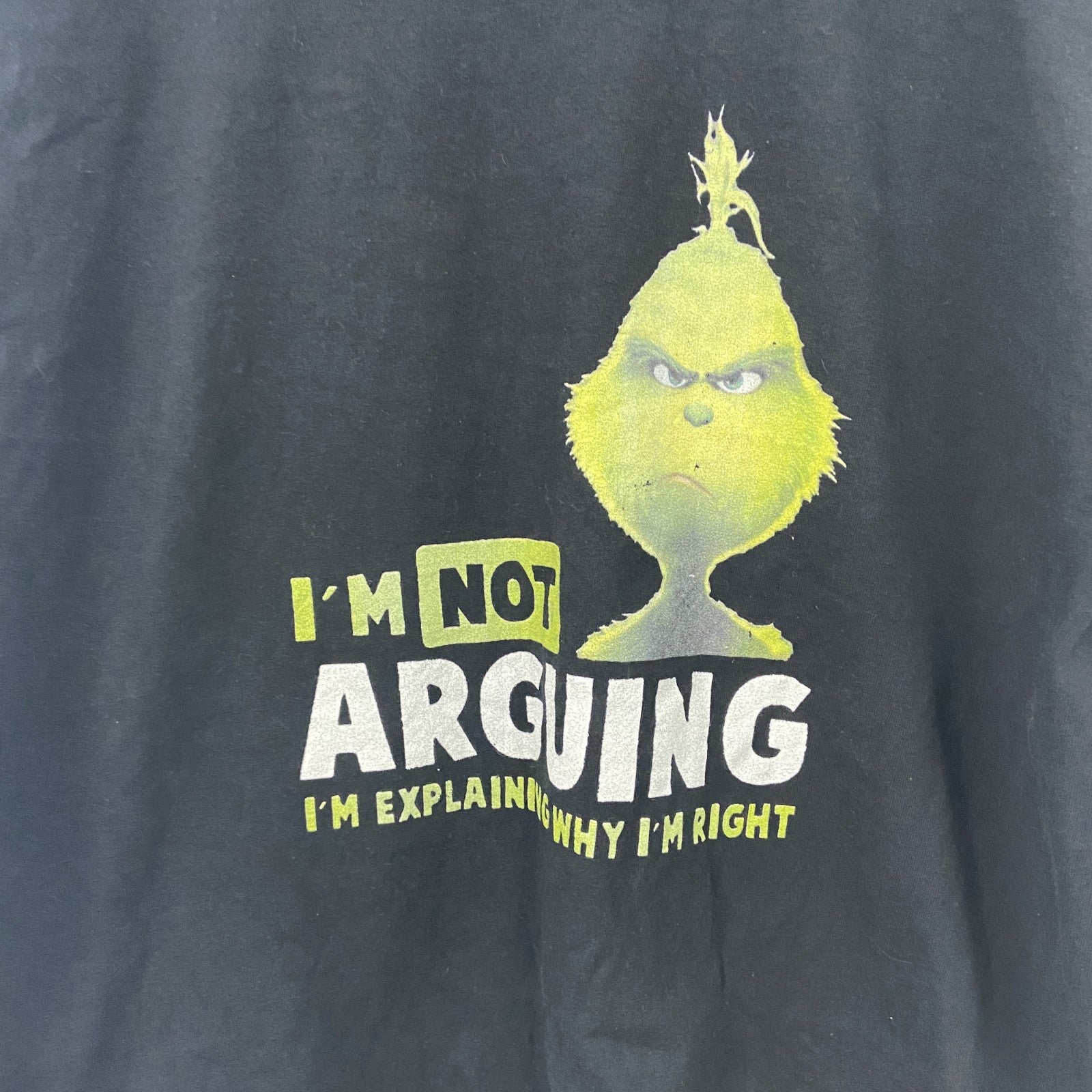 GILDAN　ギルダン　ドクタースース　グリンチ　半袖Tシャツ　キャラT　黒　ブラック　XLサイズ　古着