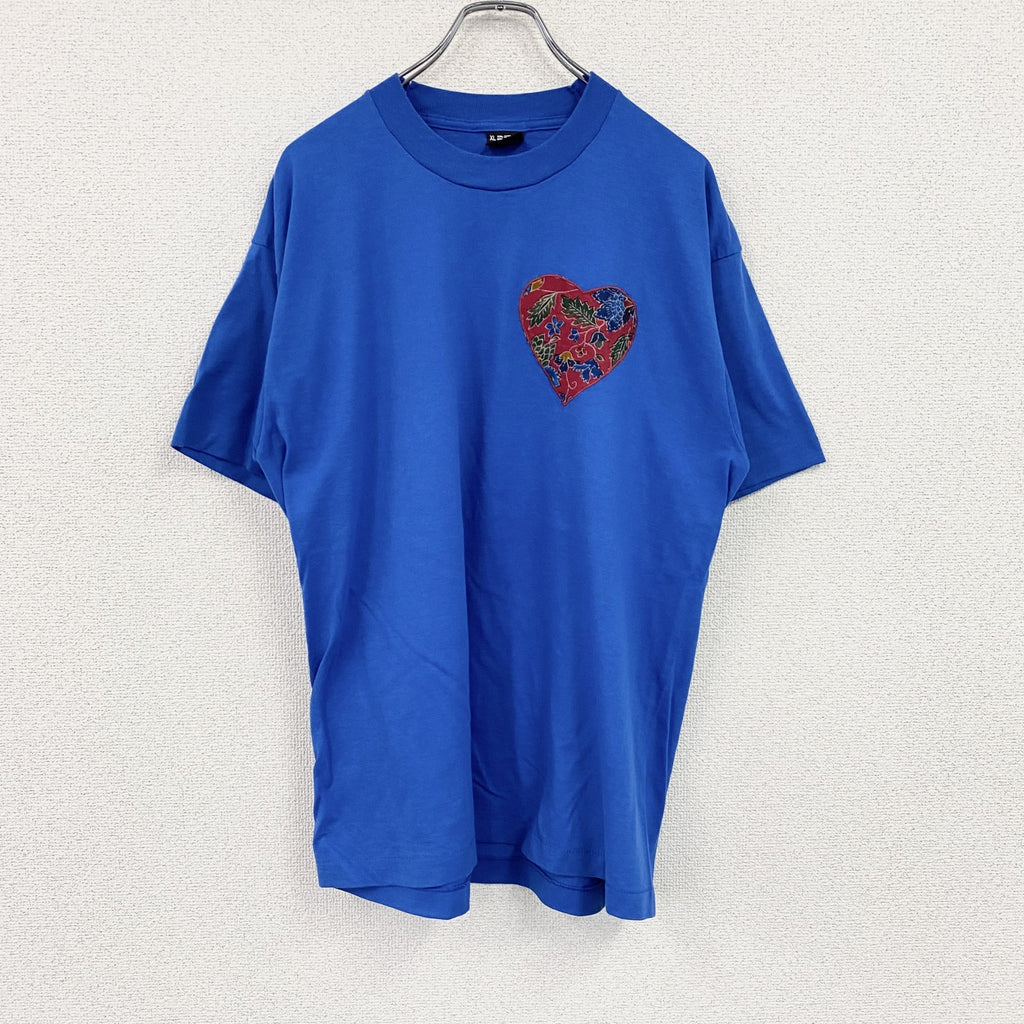 SCREEN STARS　スクリーンスターズ　半袖プリントTシャツ　シングルステッチ　ヴィンテージ　青　ブルー　XLサイズ　古着