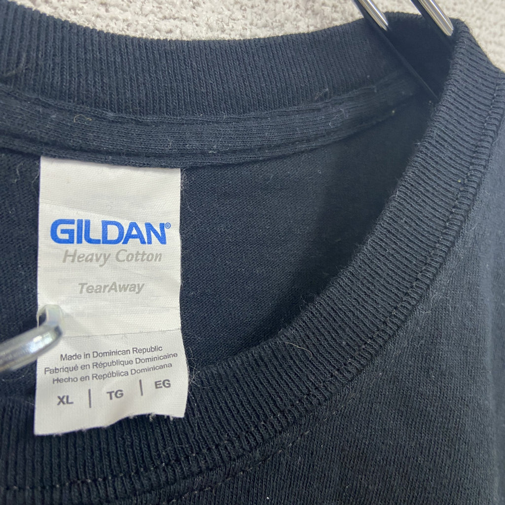 GILDAN　ギルダン　ドクタースース　グリンチ　半袖Tシャツ　キャラT　黒　ブラック　XLサイズ　古着