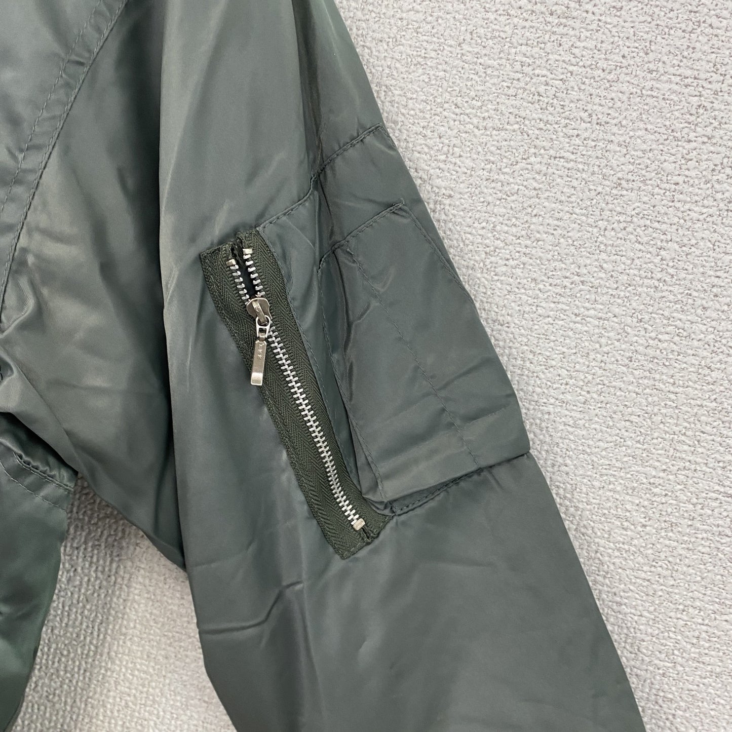 SPURTION　フライトジャケット　MA-1　ミリタリージャケット　カーキ