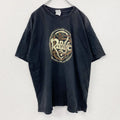 00s　GILDAN　ギルダン　REPALJE　半袖プリントバンドTシャツ　英字プリント　ヴィンテージ　黒　ブラック　XLサイズ　古着