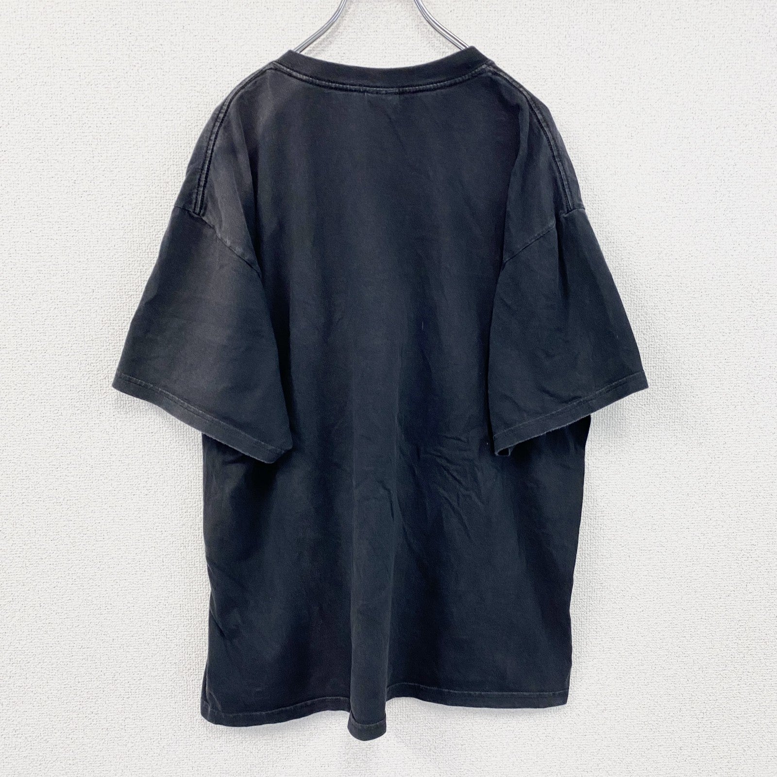 00s　GILDAN　ギルダン　REPALJE　半袖プリントバンドTシャツ　英字プリント　ヴィンテージ　黒　ブラック　XLサイズ　古着