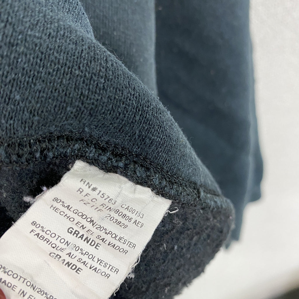Hanes　ヘインズ　スウェット/トレーナー　MICHIGAN　黒　ブラック　Lサイズ　古着
