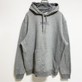 PUMA　プーマ　長袖ワンポイントロゴ刺繍パーカー　グレー　灰色　秋冬服　ビッグシルエット　XLサイズ　古着