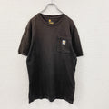 Carhartt　カーハート　半袖Tシャツ　フェード　黒　ブラック　Sサイズ カットソー メンズ コットン 古着