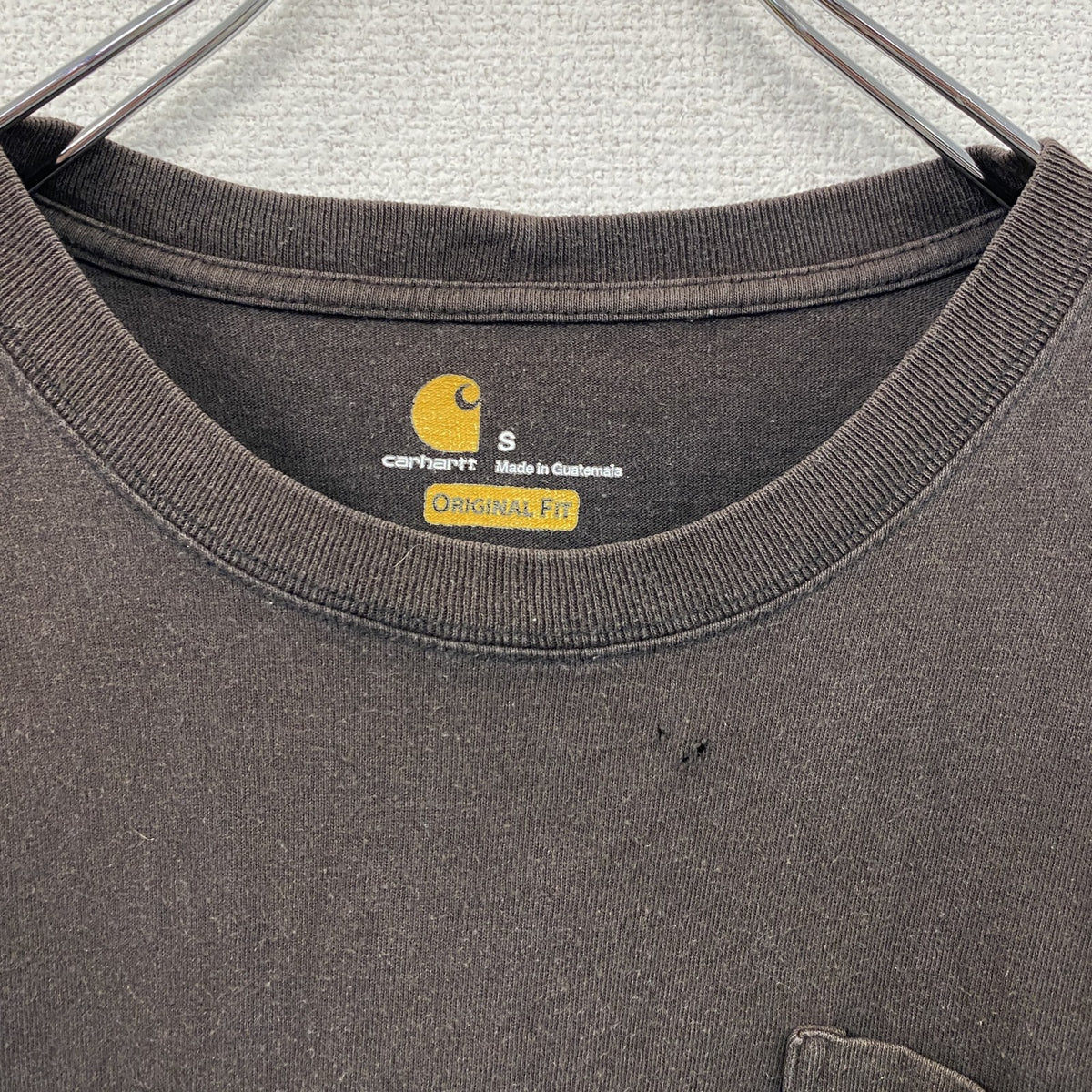 Carhartt　カーハート　半袖Tシャツ　フェード　黒　ブラック　Sサイズ カットソー メンズ コットン 古着