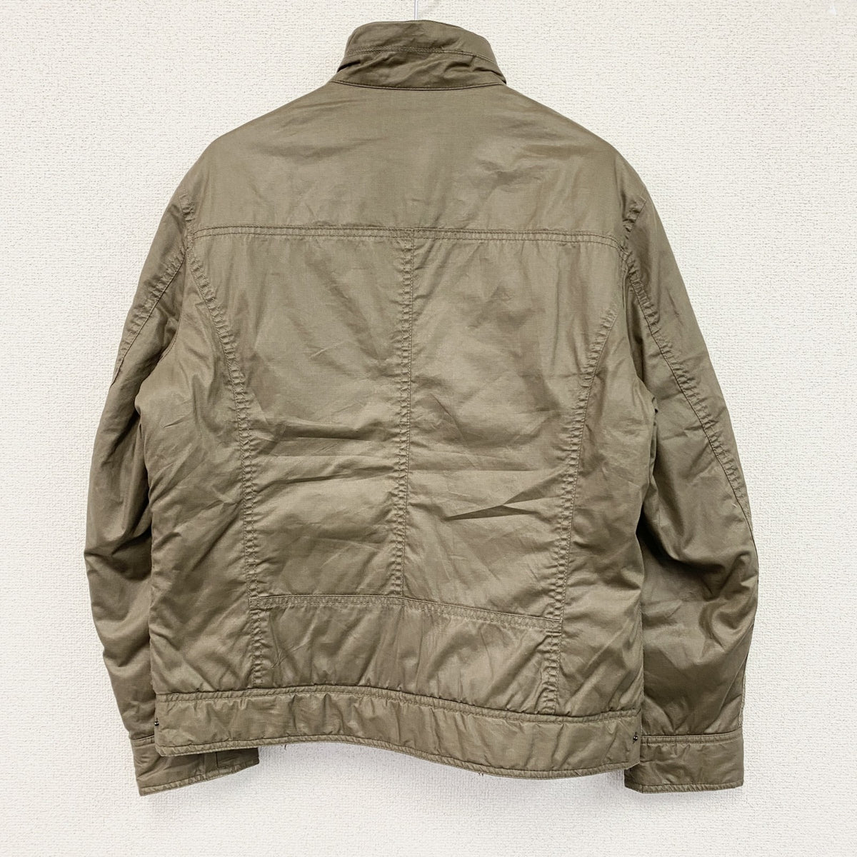 Calvin Klein Jeans　カルバンクラインジーンズ　フルジップジャケット　中綿入り　茶色　ブラウン　Lサイズ 　古着