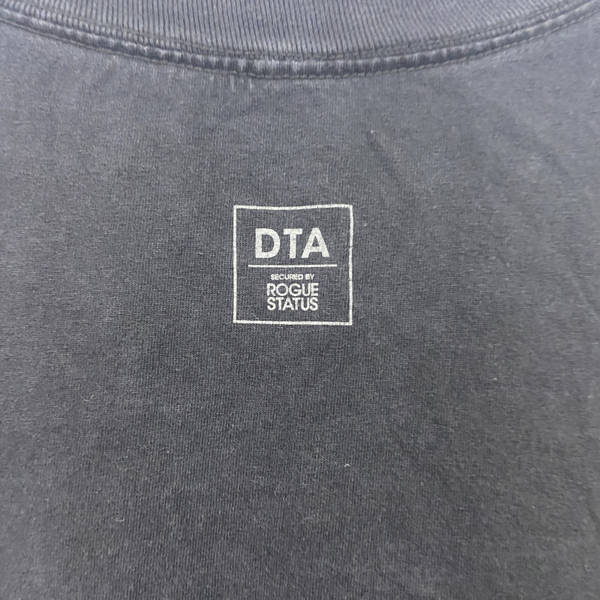 DTA　半袖プリントTシャツ　パロディT　ドクロ　トランプ　黒　ブラック　XLサイズ　古着