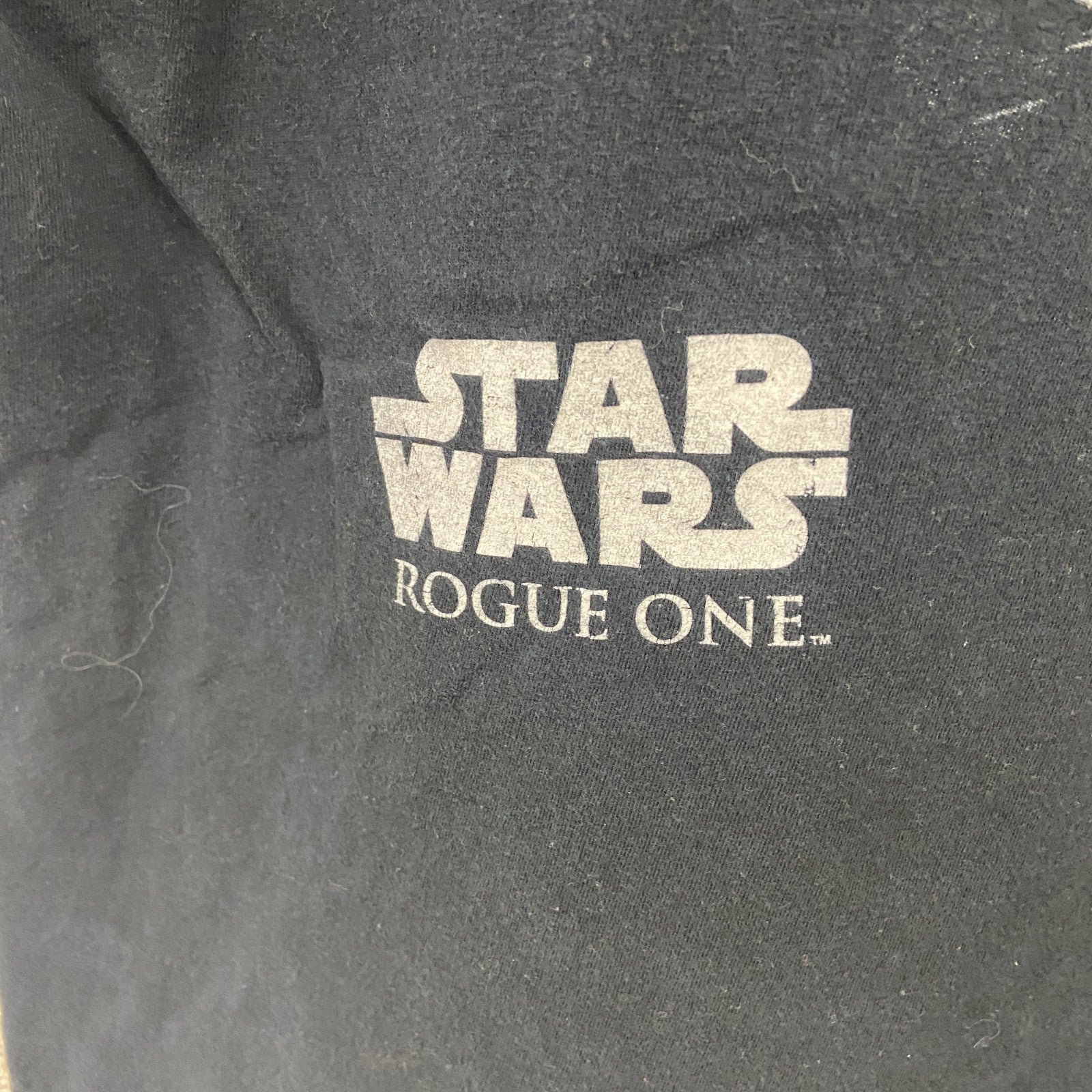 STAR WARS　スターウォーズ　Disney　ディズニー　半袖Tシャツ　ムービーT　黒　ブラック　Mサイズ　古着