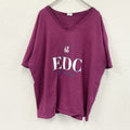 ESPRIT　半袖プリントTシャツ　紫　パープル　Lサイズ　古着