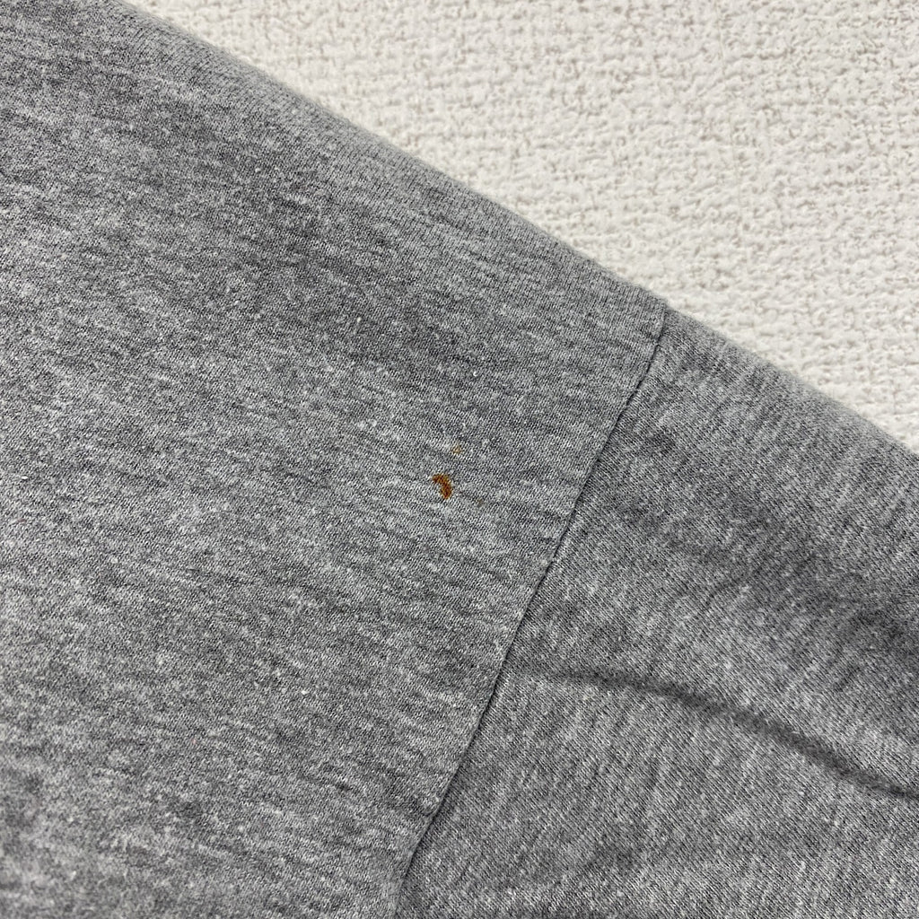 BC collection　半袖プリントTシャツ　人類の進化　灰色　グレー　Lサイズ　古着