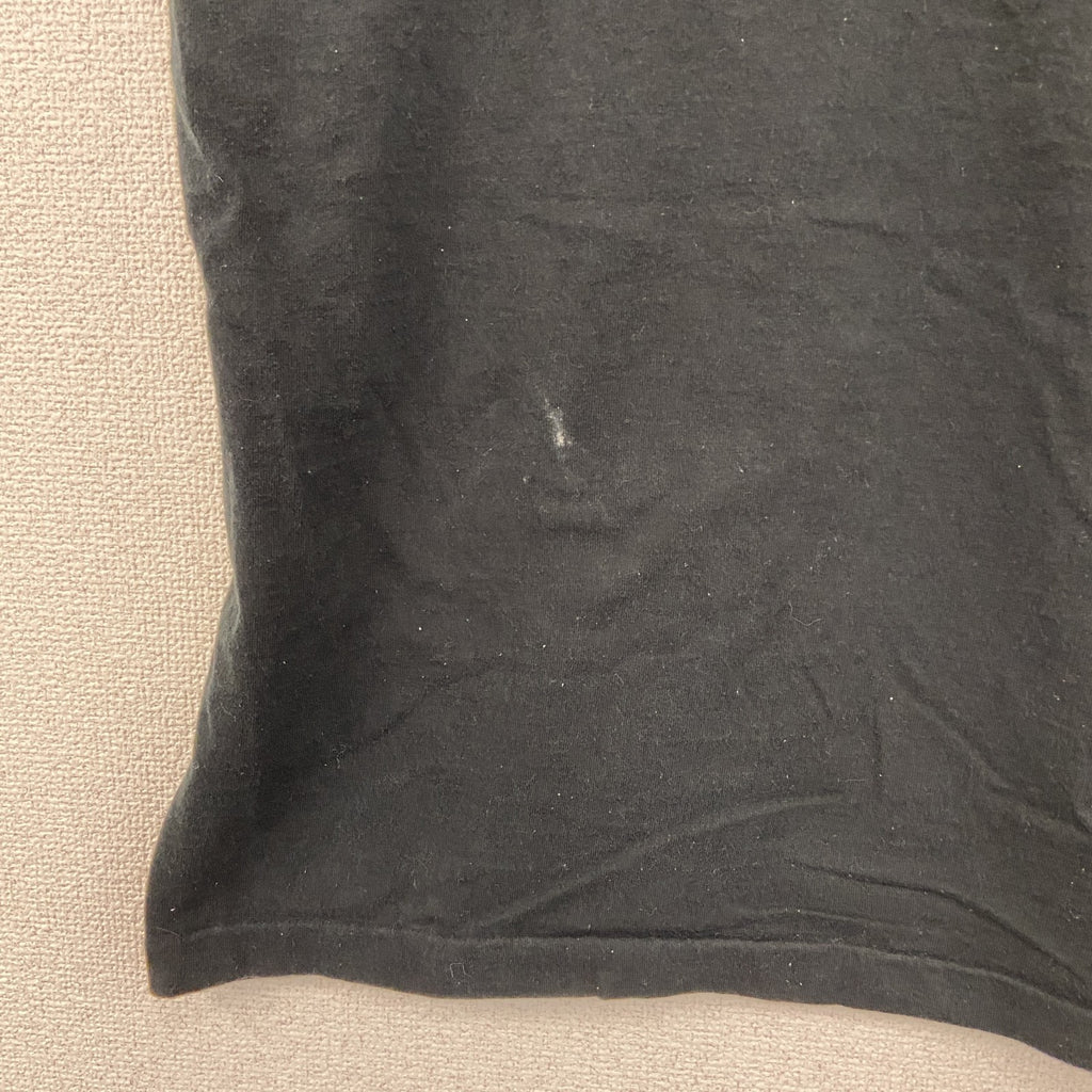 90s　FRUIT OF THE LOOM　フルーツオブザルーム　半袖プリントTシャツ　黒　ブラック　Lサイズ　　ヴィンテージ　古着