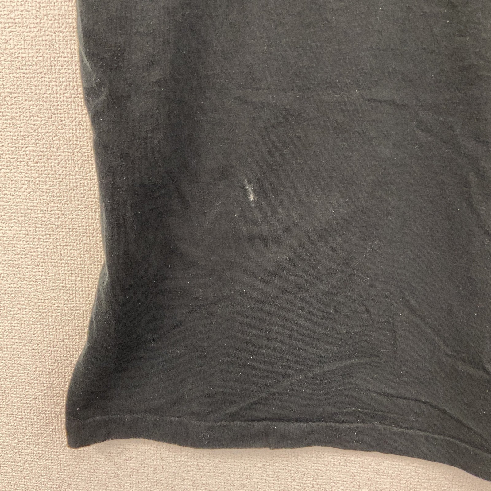 90s　FRUIT OF THE LOOM　フルーツオブザルーム　半袖プリントTシャツ　黒　ブラック　Lサイズ　　ヴィンテージ　古着