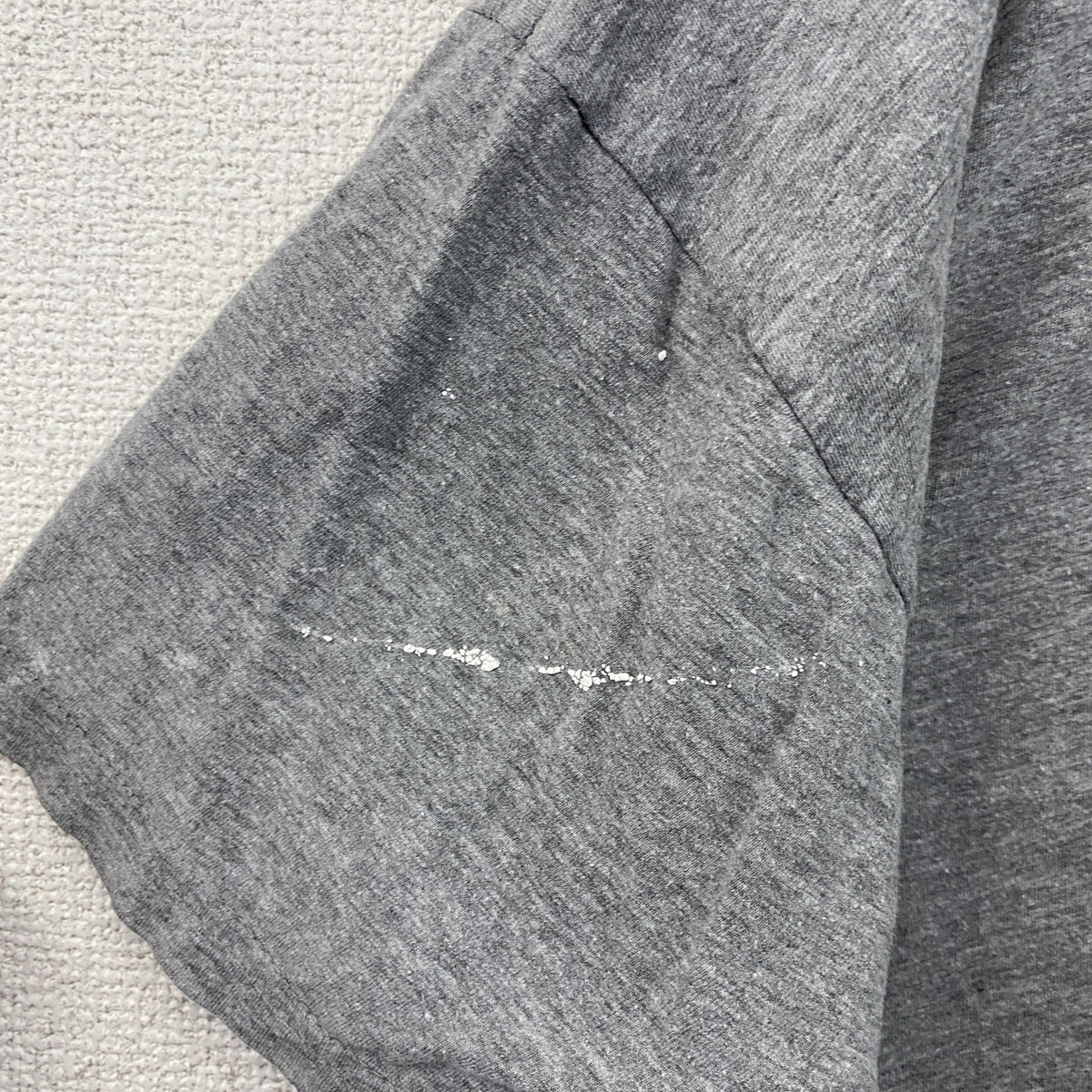 BC collection　半袖プリントTシャツ　人類の進化　灰色　グレー　Lサイズ　古着