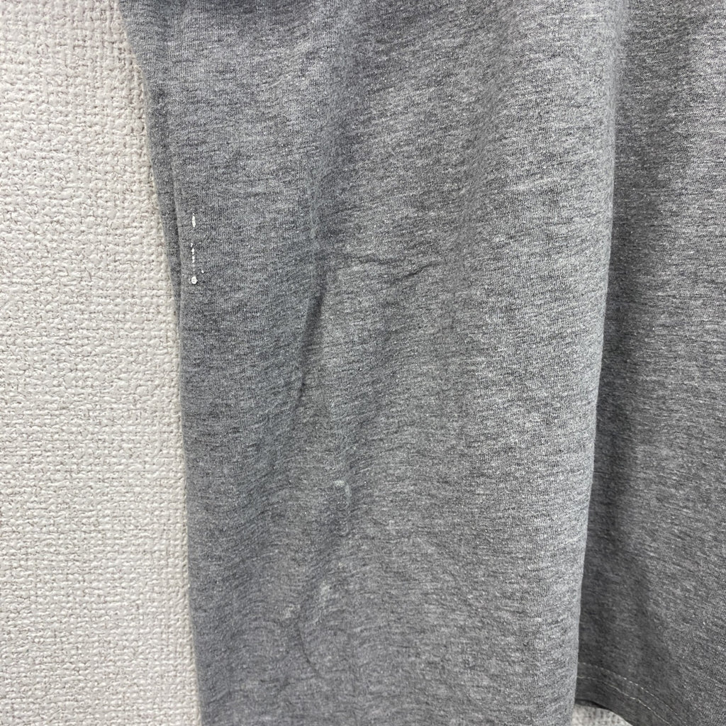 BC collection　半袖プリントTシャツ　人類の進化　灰色　グレー　Lサイズ　古着