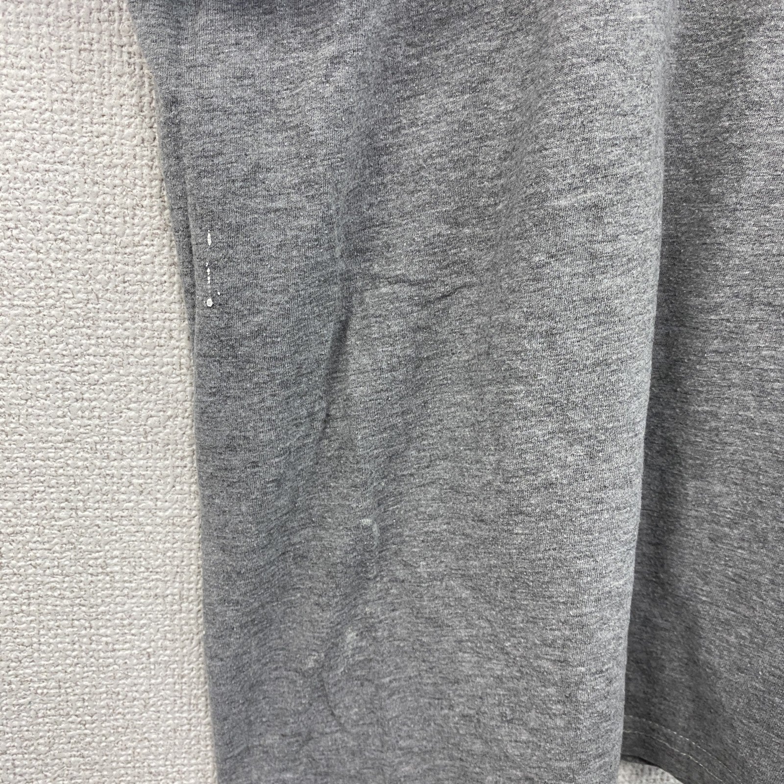 BC collection　半袖プリントTシャツ　人類の進化　灰色　グレー　Lサイズ　古着