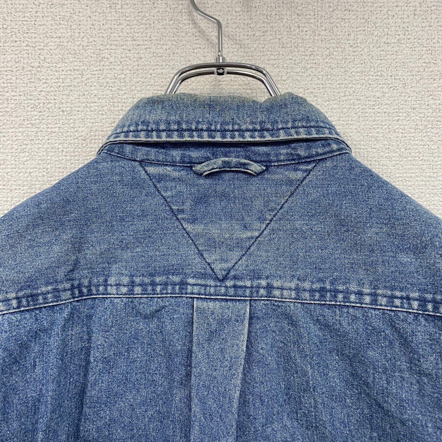 TOMMY HILFIGER　トミーヒルフィガー　長袖デニムシャツ　ボタンダウンシャツ　インディゴ　Lサイズ