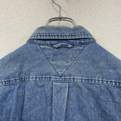 TOMMY HILFIGER　トミーヒルフィガー　長袖デニムシャツ　ボタンダウンシャツ　インディゴ　Lサイズ