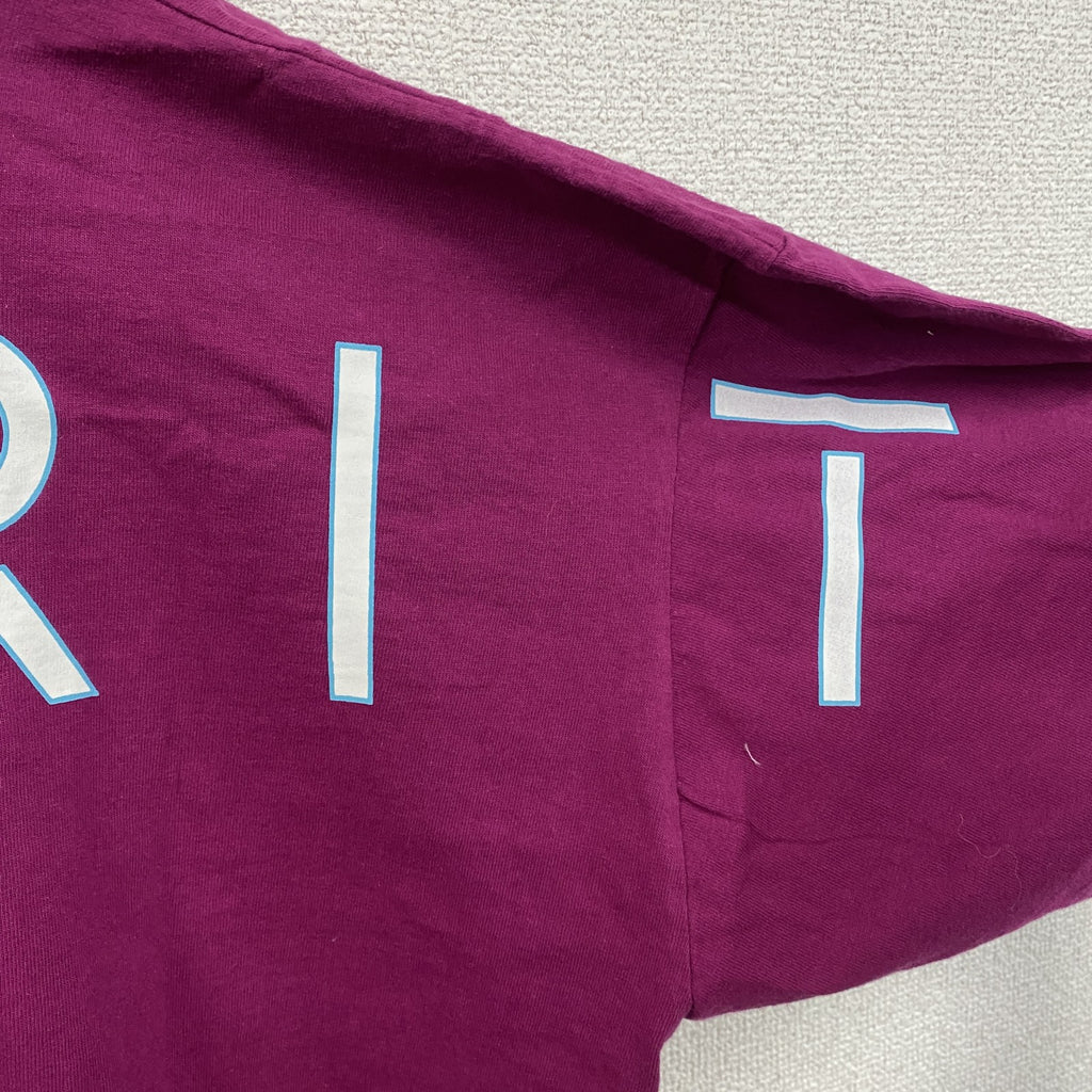 ESPRIT　半袖プリントTシャツ　紫　パープル　Lサイズ　古着