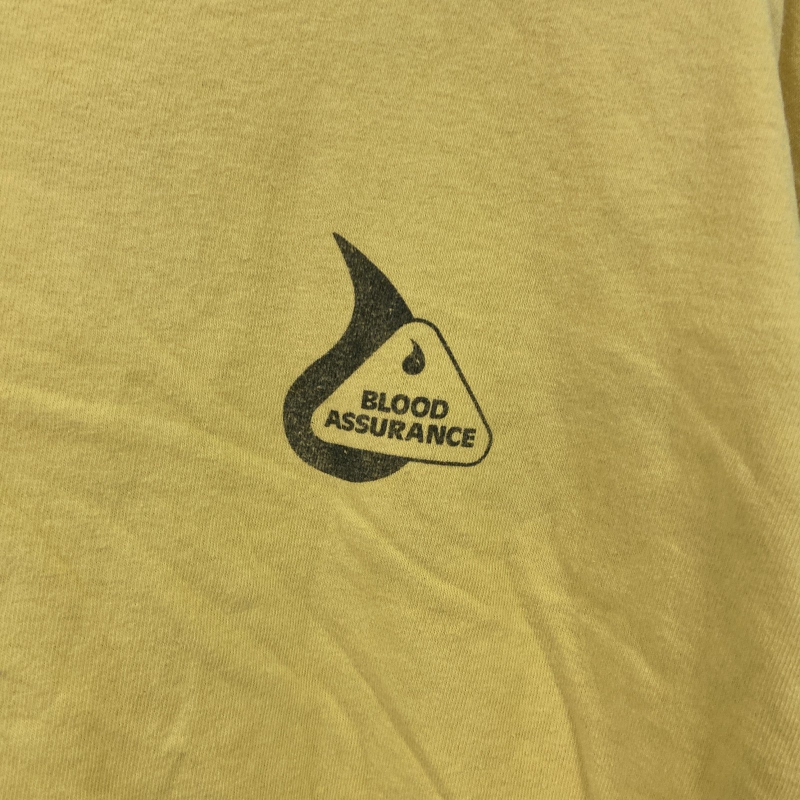 DELTA PRO WEIGHT　半袖プリントTシャツ　熱帯魚　献血　黄色　イエロー　XLサイズ　古着