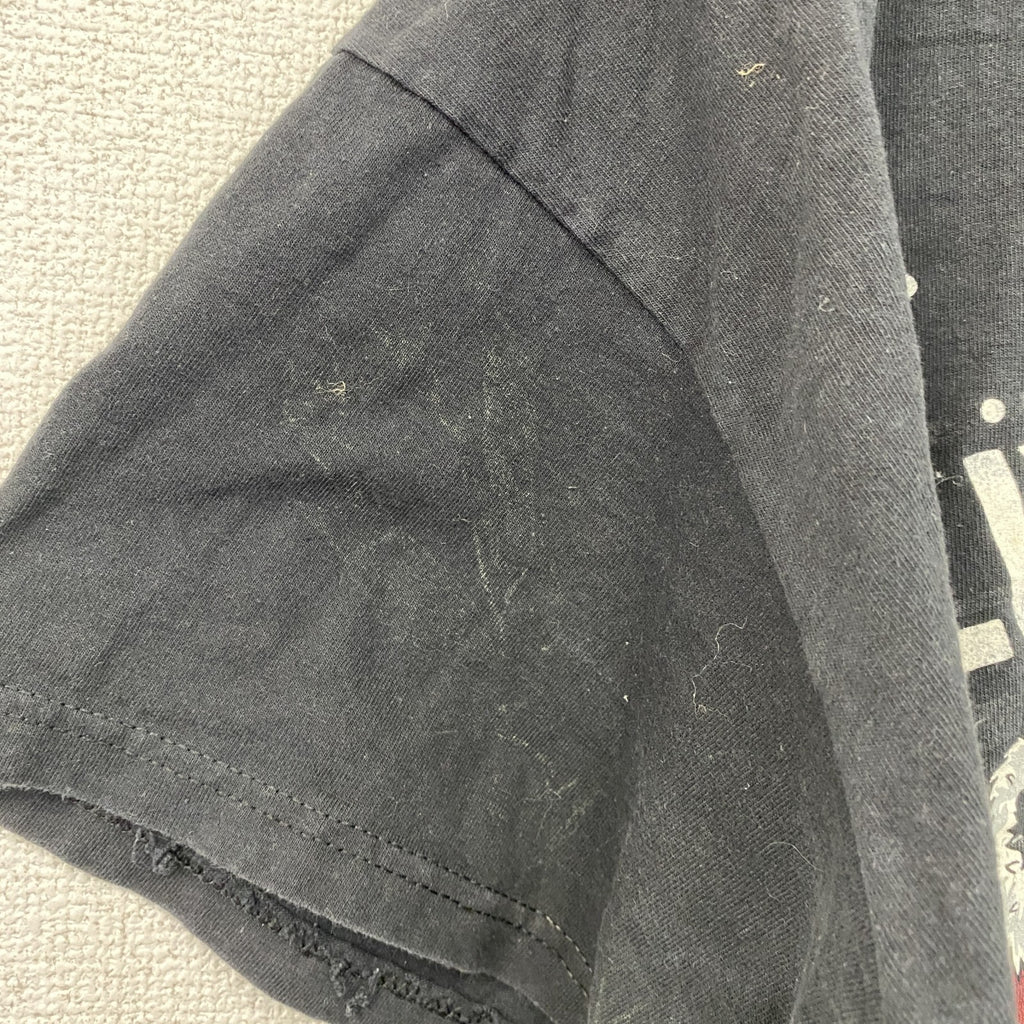 半袖プリントTシャツ　Santa Claus　サンタクロース　黒　ブラック　XLサイズ　古着