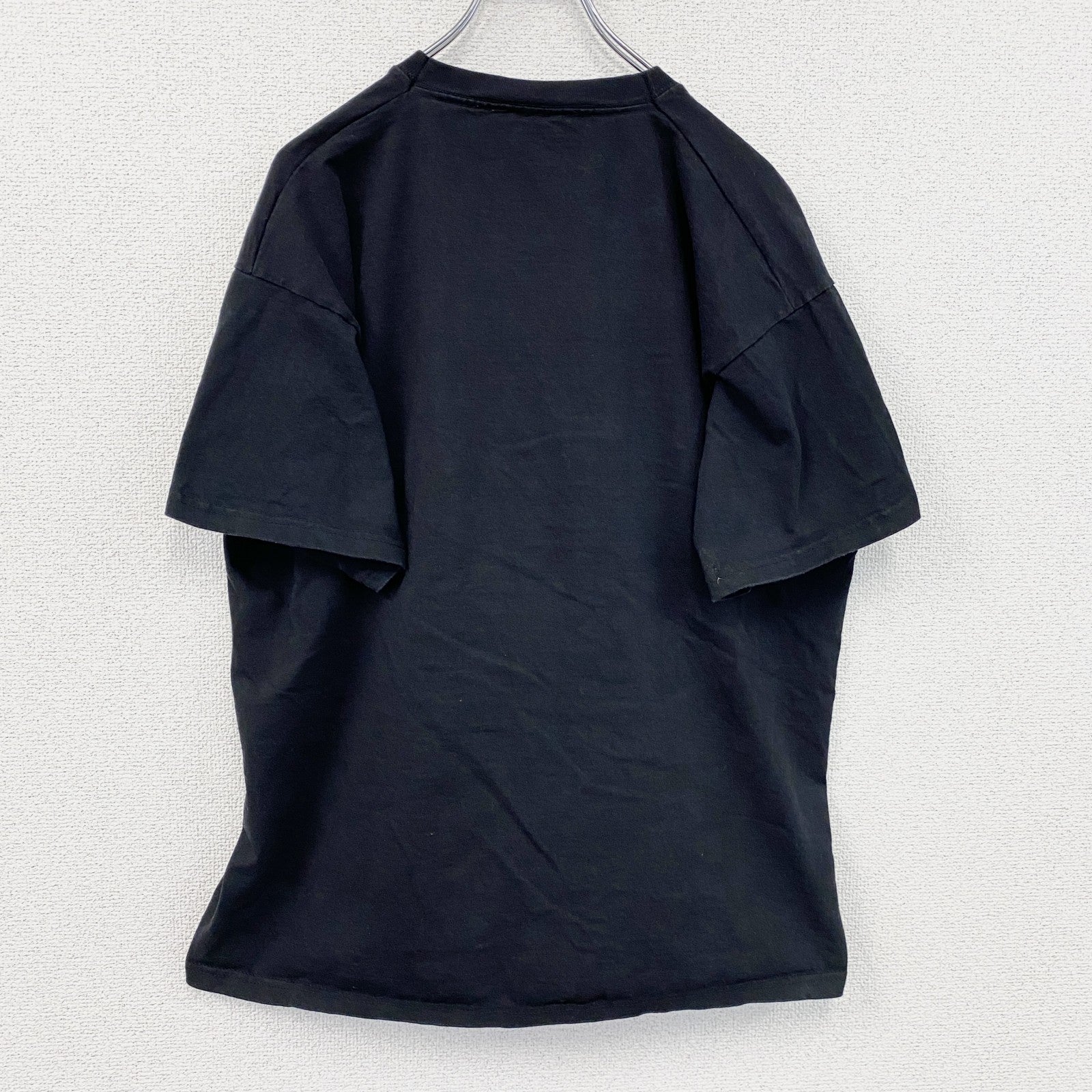 半袖プリントTシャツ　Santa Claus　サンタクロース　黒　ブラック　XLサイズ　古着