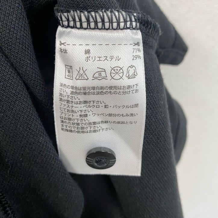 adidas　アディダス　半袖ポロシャツ　パフォーマンスロゴ　黒　ブラック　Lサイズ　古着