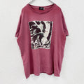 MALU　半袖プリントTシャツ　ピンク　XLサイズ　古着