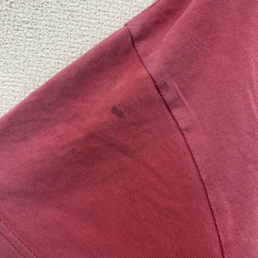 MALU　半袖プリントTシャツ　ピンク　XLサイズ　古着