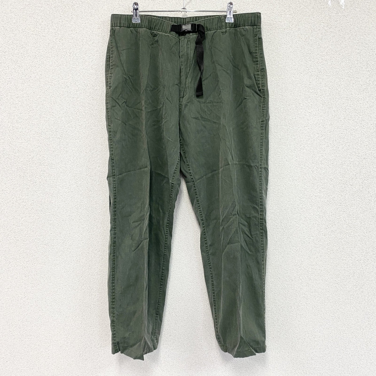 L.L.Bean　エルエルビーン　イージーパンツ　緑　グリーン　Lサイズ メンズ コットン 古着