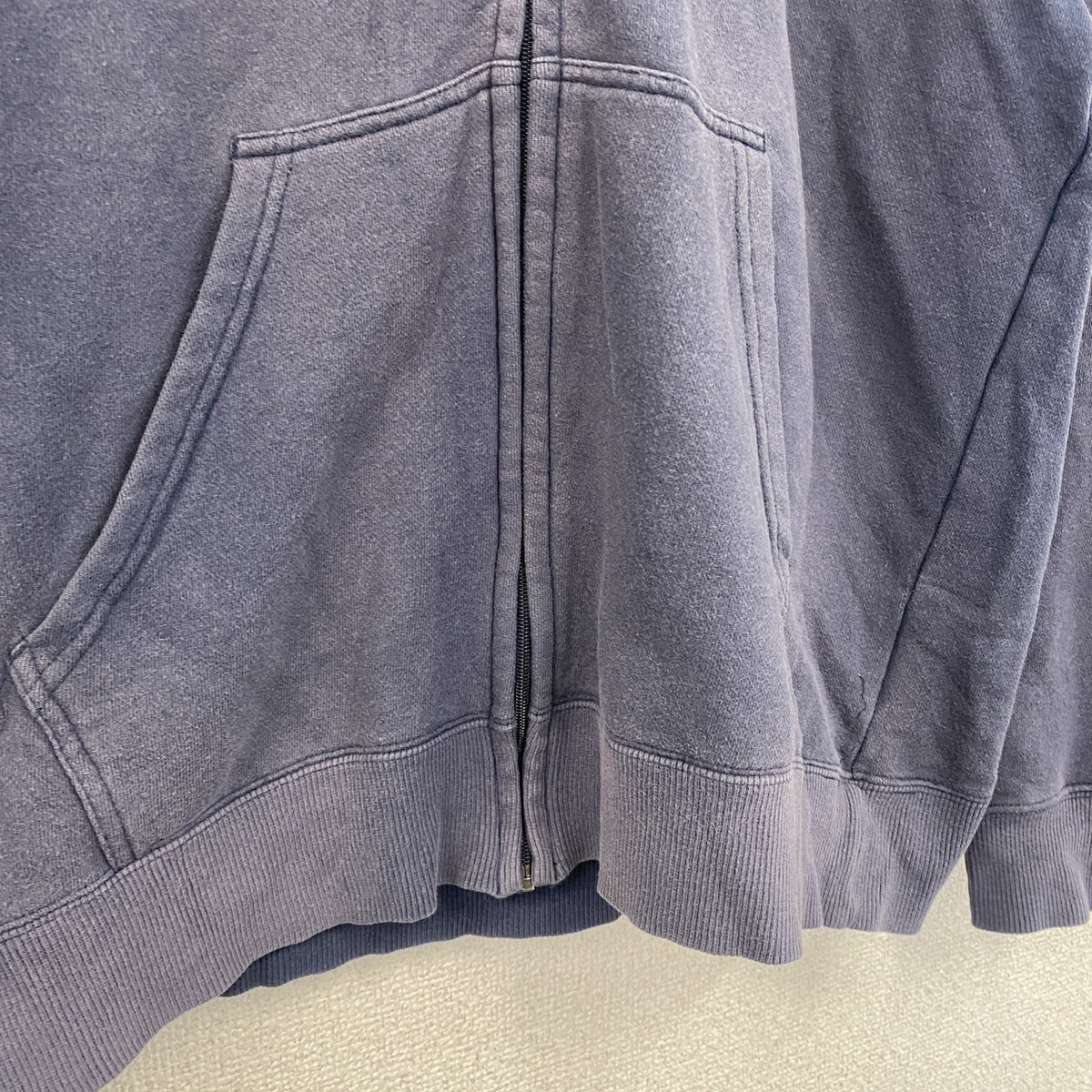 THE NORTH FACE　ザ・ノースフェイス　フルジップスウェットパーカー/フーディー　フェード　ネイビー　紺　Mサイズ トレーナー スウェットトップス フード付き 古着