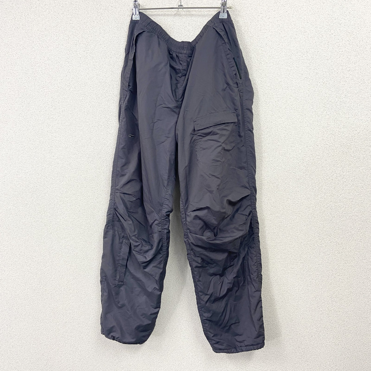 90s～　adidas　アディダス　CLIMA PROOF　トラックパンツ　ヴィンテージ　灰色　グレー　Oサイズ メンズ ポリエステル 古着