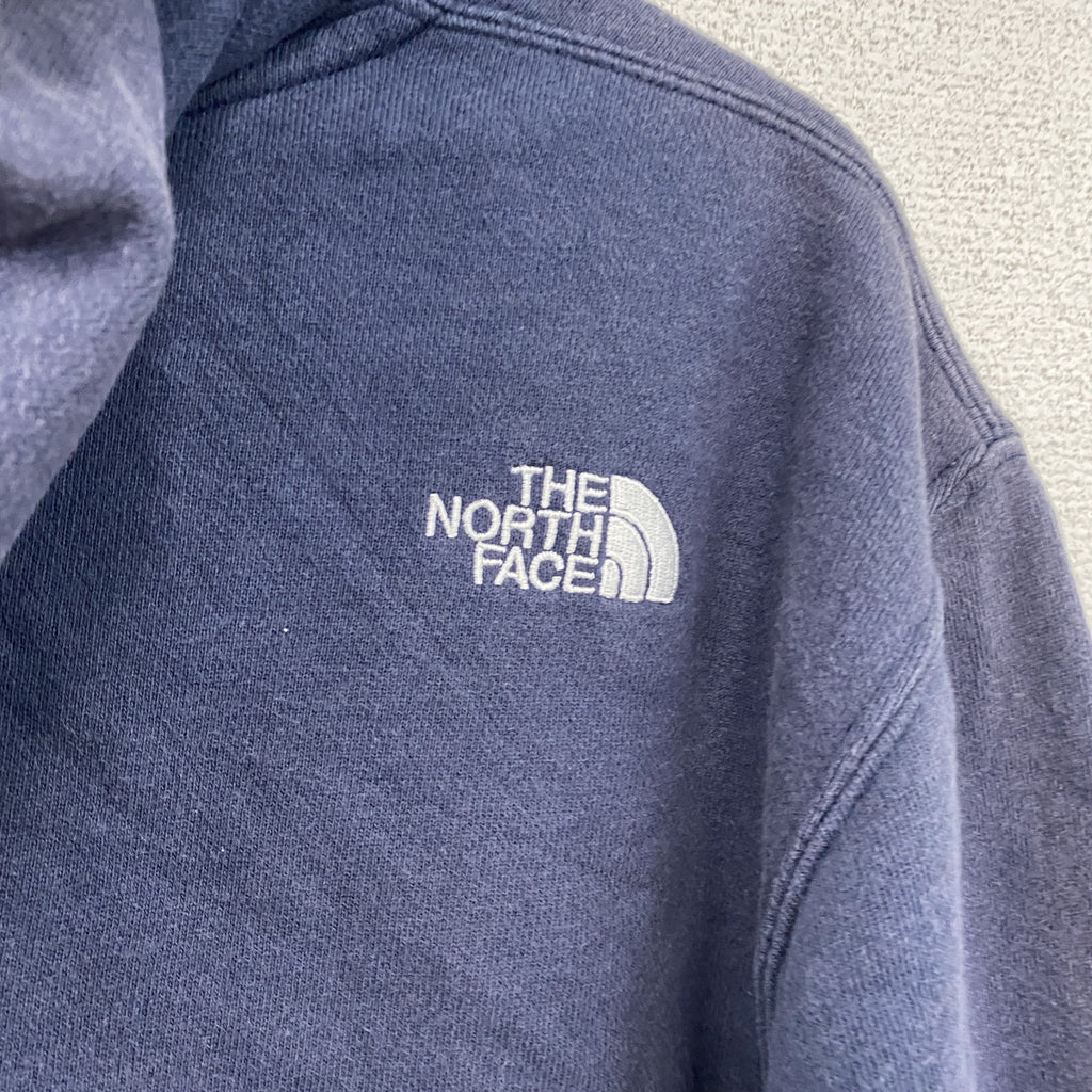 THE NORTH FACE　ザ・ノースフェイス　フルジップスウェットパーカー/フーディー　フェード　ネイビー　紺　Mサイズ トレーナー スウェットトップス フード付き 古着