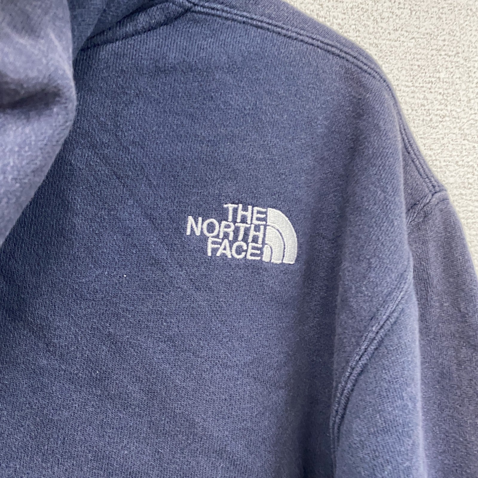 THE NORTH FACE　ザ・ノースフェイス　フルジップスウェットパーカー/フーディー　フェード　ネイビー　紺　Mサイズ トレーナー スウェットトップス フード付き 古着