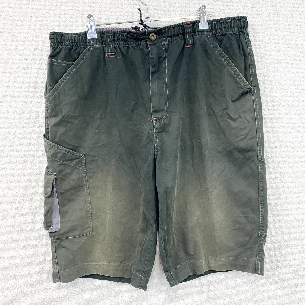 ECKO FUNCTION　エコーファンクション　ハーフカーゴパンツ/ショートパンツ　フェード　黒　ブラック　Mサイズ　古着