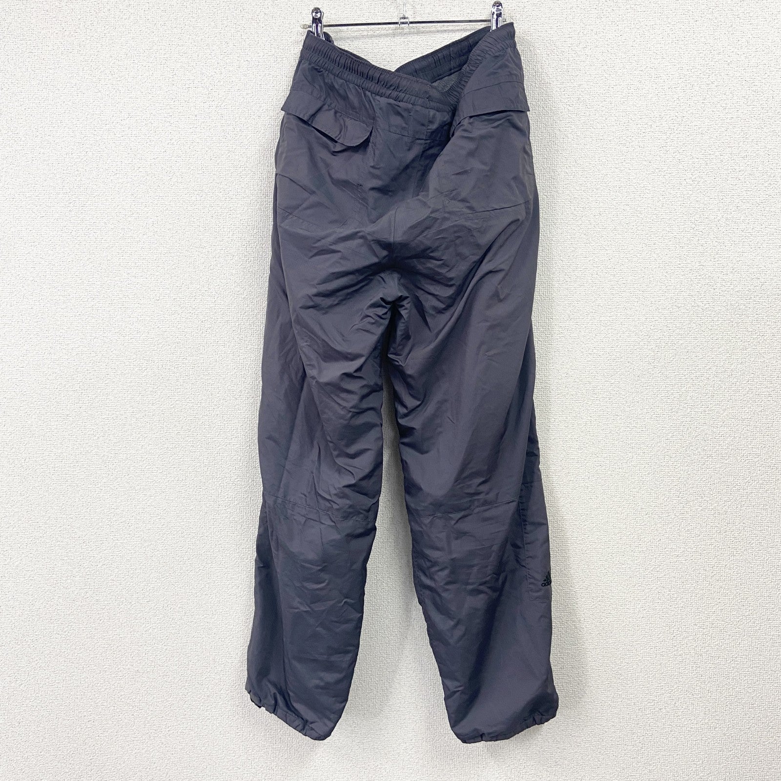 90s～　adidas　アディダス　CLIMA PROOF　トラックパンツ　ヴィンテージ　灰色　グレー　Oサイズ　古着